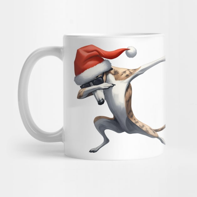 Christmas Greyhound Dog Dabbing Dance by Chromatic Fusion Studio